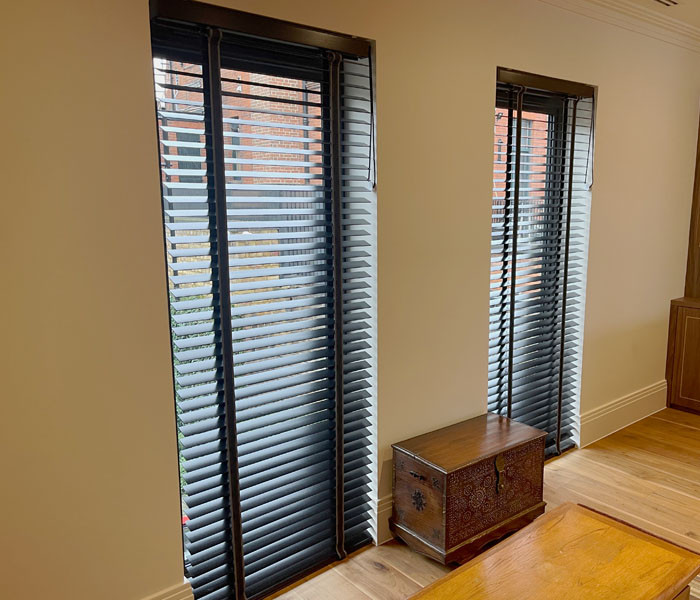 Silent Gliss wooden venetians